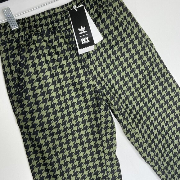 IVY PARK Joggers Kids Medium 11-12Y Houndstooth Denim Pants Black Green New - Picture 7 of 14